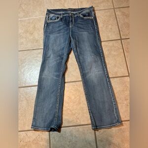 Grace Jeans P-Straight Embellished Back Pockets Women’s Size 17 Western Jeans